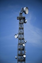 Mobile radio transmitting mastrc Dreilinden