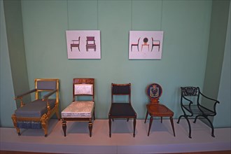 Chairs based on designs by Carl Friedrich Schinkel