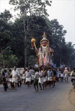 Kumbha Bharani festival at the Chettikulangara devi temple