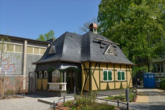 Half-timbered pavilion