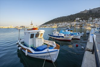 Fishing boats in the harbour of Kalymnos