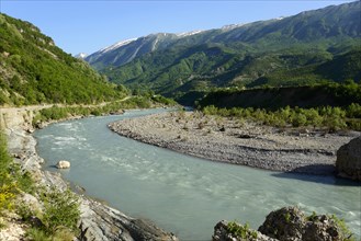 River Vjosa near Permet