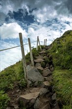 Rocky passage in Volcanoes Regional Nature Park