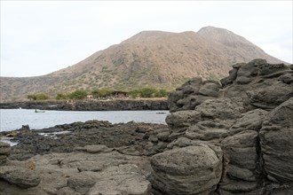 Volcanic rocky coast near Tarrafal