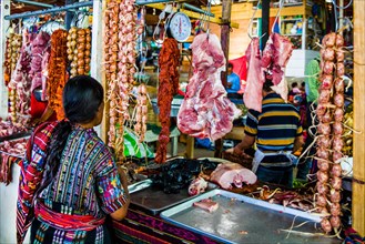 Meat stall