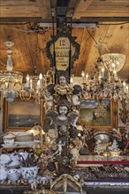 Chandeliers and bric-a-brac