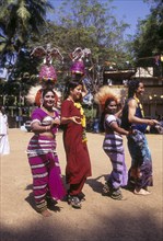 Folk dance of Karakattam in Madurai