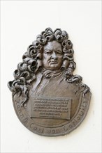 Commemorative plaque for Carl von Carlowitz