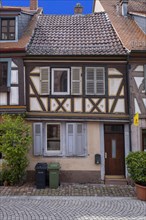 Half-timbered house from 1598 in the old town of Ladenburg