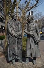 Statues Christian Peter Wilhelm Friedrich Beuth and Wilhelm von Humboldt