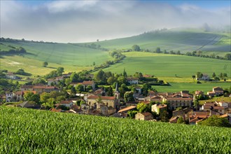 Village of Sauvagnat-Sainte-Marthe around Issoire