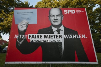 Election poster of the SPD