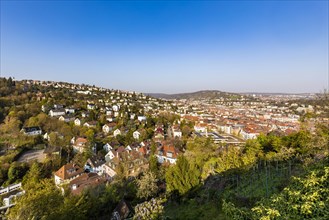 View from Neuer Weinsteige over Stuttgart