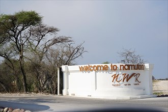 Entrance to Namutoni Camp