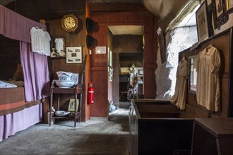 Croft bedroom with box bed in Skye Museum o