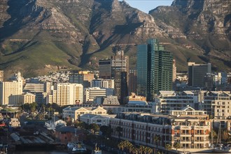 Cape Town city centre with business houses