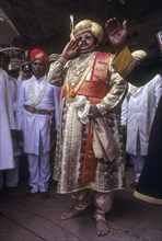 Receiving salute by His Highness Srikantadatta Narasimharaja Wadiyar Bahadur