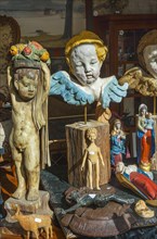 Asam angels and figures of the Virgin Mary