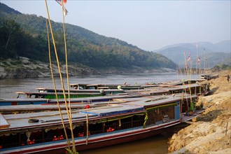 Longboats on the Mekong