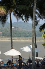 Restaurant on the banks of the Mekong