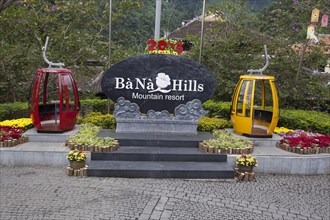 Entrance to the amusement and theme park Bana hill