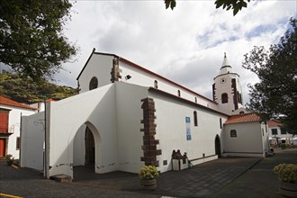 Church of Sao Salvador built in 1533 in Santa Cruz