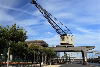 Former loading crane