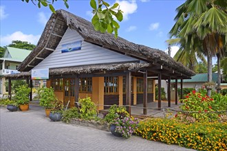 Tourism office at the harbour of La Digue Island
