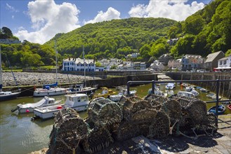 Lynmouth Harbour on the North Devon Coast in Exmoor National Park