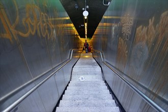 Stairs Metro Station Notre-Dame-du-Mont