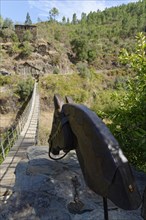 Swing bridge in Foz de Egua
