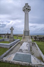 Flora MacDonald's monument on the Kilmuir Cemetery