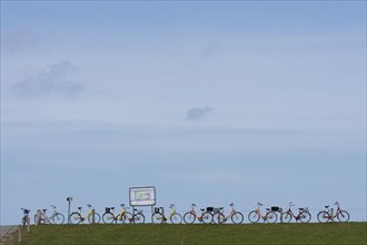 Bicycles parked