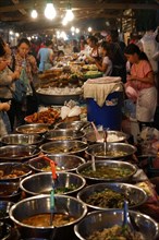 Food stalls at the night market