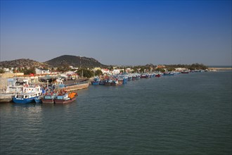 Fishing boats in the harbour of Phan Rang