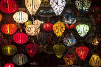 Shop with lanterns