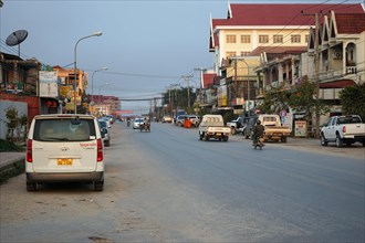Main street of Phonsavan
