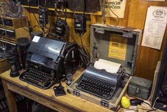 Typewriters at the transmission mast at Raversyde Atlantikwall