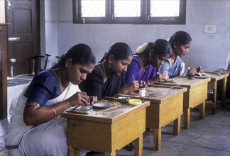 Women working at Gold jewelry