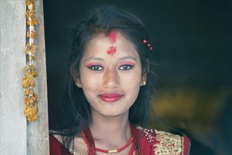 Nepalese woman of the Tharu ethnic group