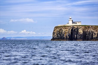 White Inner Farne Lighthouse