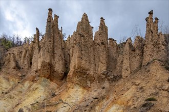 Earth pyramids or 'towers'