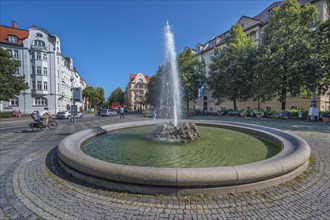 Fountain with fountain