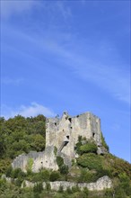 Bichishausen Castle Ruin in the Great Lauter Valley near Muensingen