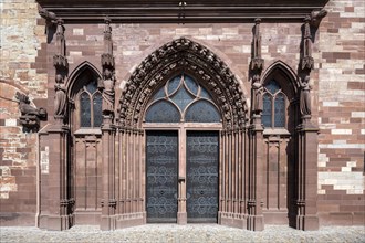 The main portal of Basel Minster