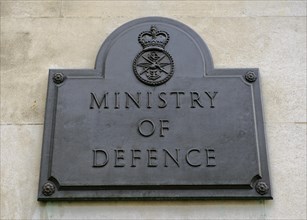 Ministry of Defence building sign