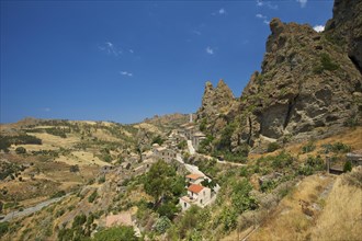Mountain village Pentedattilo