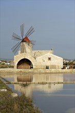 Windmill of a salt works