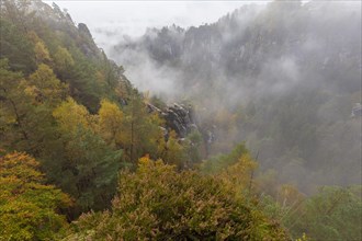 Pavilion view in the Bastei area