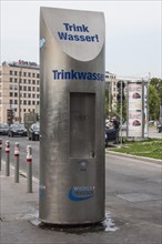 Public drinking water dispenser